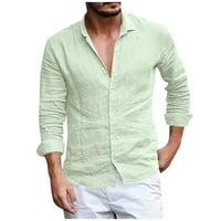 Muška majica Muška ljetna kratka tanka modna majica prozračne muške majice zelena xxl