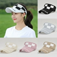 Žene sunce vizir šešir Sportski tenis Golf Traka za glavu Dame Ljetni kape na otvorenom Lattice-ružičasta