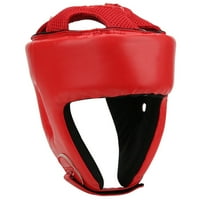Boksačka kaciga, komforana glavna zaštita za trening crvene srednje veličine