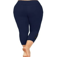 Uerlsty Womens Fitness Yoga gamaše dame Teretana Sportska sportska hlače High Squiste Stretch pantalone