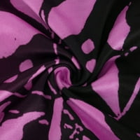 Loopsun Ljetna štednja odjeća za žene, ženska tiskana s dugim rukavima TOP majica s dugim rukavima ružičasta
