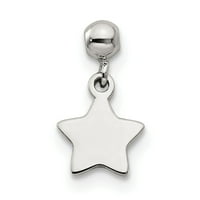 Carat u Karatsu Sterling Silver Dangle Star Charm Privjesak sa sterlijskim srebrnim užasnim ogrlicama