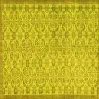 Ahgly Company Zatvoreni pravokutnik perzijski žuti boemski prostirke, 6 '9 '