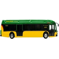 Protera z baterija-električni tranzitni autobus # Seattle Green & Yellow Diecast model od strane ikoničnih replike