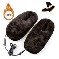 Par toplog zadržavanja plišanog USB papuča za grijanje Električne zagrejane cipele zimske cipele