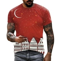 Thirts majice za muškarce Muške modne casual božićne sportove Ffitinez na otvorenom 3D digitalni tisak