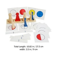 Postavite djecu matematičke aritmetičke edukativne igračke za učenje izgradnje blok kognitivne igračke
