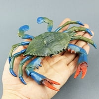 Bluethy simulacija pustinjaka Crab morska životinja PVC model Decre Decor Education Deco igračka