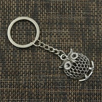 Kvalitetni metalni lanac ključa Funky dizajniran sa privjeskom u obliku sove za muškarce