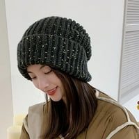Pletena kapa fleksibilna prozračna akrilna vlakna za zaštitu uha topli šešir za hladno vrijeme