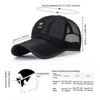 Baseball Cap Hat Ležerne prilike za zaštitu od sunca za zaštitu od sunca Pamučni šešir Prenosivi muškarci