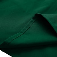 Ženske haljine kratak dugi rukavjski simnim ljetnim okruglim izrezom Haljina zelena m
