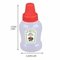 Pompotops prijenosni boca za hranu zadebljala bocu od rajčice mini boca od rajčice Mini na otvorenom JAR, Početna
