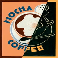 Mocha poster za kafu Print Briana Jamesa