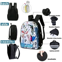 Frozen princeza Cartoon College ranac, ruksak za školu, backpack ručak za ručak i kućište za olovke, prinčevi dizajn ruksak