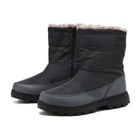 Čišćenje čizme Juebong Zimske čizme Muške i ženske cipele snijega ravne kratke čizme plus cipele veličine