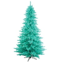 Vickerman 12 'Aqua umjetno božićno stablo koje sadrži Aqua svjetla. Dolazi s metalnom bazom i pogodnim