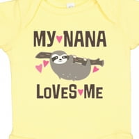 Inktastic My Nana voli me Sloth Poklon Djevojku Djevojku