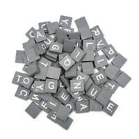 Sivo prirodno drvo čips DIY English Pights Riječi abecede Puzzle Pismenost Bo baby Intelektualni razvoj