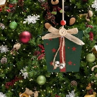 Vanjski zatvoreni božićni ukrasi Božićno drvce Viseći ukrasi ukrasi Drveni viseći privjesci ukrasi za