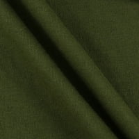 T majice za žene Trendy Casual COROBELU pulover s kratkim rukavima majica majica majica Green M