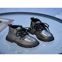 Bellella dječji čizme gležnjače okrugle plijene čipke udružene borbene cipele sa patentnim kožnim cipelama