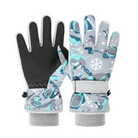 Dječje snežne rukavice za hladno vrijeme Thinsulate pamučne tople vodootporne zimskih rukavica za dječake