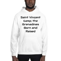 3xl Saint Vincent & Grenadines rođen i uzdignut dukserica s duhovitom majicom po nedefiniranim poklonima