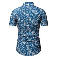 Uorcsa top bluza Bluousy casual cvjetni tiskani popularni odmor ljetni rever kratki rukav Topy muns