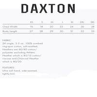 Daxton Premium Oakland Muškarci dugih rukava ultra mekani srednji težini pamuk, zob tee zelena slova