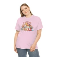ObiteljskoPop LLC Malo dramatična retro grafička majica, smiješna hippie ženska majica, majčin dan,