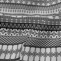 Onuone viskoznog dresa Crna tkanina Aztec Tribal Quilting Supplies Ispiši šivanje tkanine sa dvorištem širom