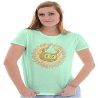 Drvena sova donosi sunčanicu ženska majica majice, majice tine brisco M
