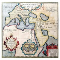Evropa Bliski Istok - Ortelius Poster Print Ortelius Ortelius ITG0001