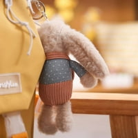 Kawaii Slatka mekani igrački ruksak Privjesak za ključeve prsten za automobile Lutke crtane lutke plišane