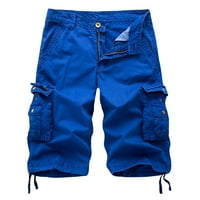 Hlače Muške vanjske modne hlače Sportske casual košarkaške kratke hlače za trčanje hlače plavi s 80%