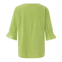 Smihono Clearence Summer rukave udobne košulje za žene asimetrično spajanje Ženske košulje za odabir