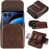 Fongwan za Samsung Galaxy Z Flip z Flip z Flip kožni telefon za futrolu sa kaišnim kopčom torbice za