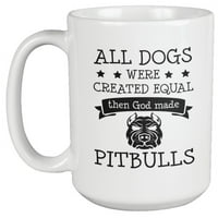 Svi psi su stvoreni jednaki, pitbull šalica za kavu i čaj za vlasnika kućnog ljubimca