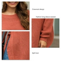 Ženski pleteni džemper, pleteni džemper casual za damu za putovanja bijela, ružičasta, crvena, zelena,