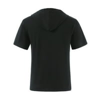 Ljetni vrhovi, čišćenje Muška majica s kapuljačom s majicom kratkih rukava majica Casual Sports Top