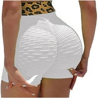 Idoravan ženski fitnes hlače Žene Osnovne klizne kratke hlače Kompresija Work Loging Yoga Hlače hlače