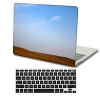 Kaishek plastični poklopac tvrdog papira Kompatibilan sa - otpustite MacBook Pro S Touch ID + crni poklopac