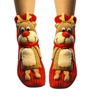Cleariance Božićne čarape Spavaće čarape Lijepe čarape Podne čarape Trodimenzionalne crtane vunene čarape