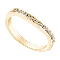 0. Carat okrugli oblik bijeli prirodni dijamantski vjenčani prsten 14K čvrsto žuto zlatne prstene veličine-9,5