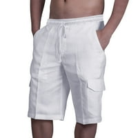 Kakina s hlače za muškarce čišćenje muške ljetne modne modne maračenje elastične čvrste boje labave