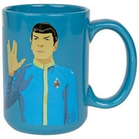 Star Trek Oz Spock znak Live Longer & Prosper keramička krigla