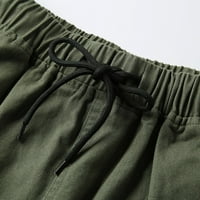 Outfmvch Cargo Hlače za muškarce Ljeto Nove jednostavne modne kratke hlače Modne čiste kratke hlače