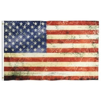 Vikakioze Američka zastava poliestera - USA Garden Flags sa mesinganim grombotama 5ft