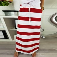 Suknje Long Maxi za žene za žene Visoke strukove za žene Duge suknje za žene Visoki struk Žene Modni